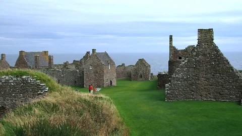 Dunnottar Castle Stock Footage 82038230