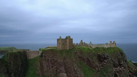 Dunnottar Castle Stock Footage 82038662