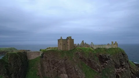 Dunnottar Castle Stock Footage 82274203