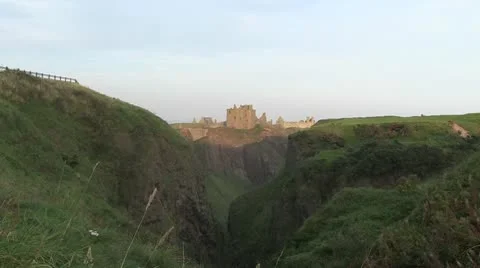 Dunnottar Castle Scotland Stock Footage 10723825