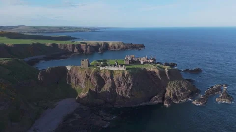 Dunnottar Castle, Scotland Video stock 307416093