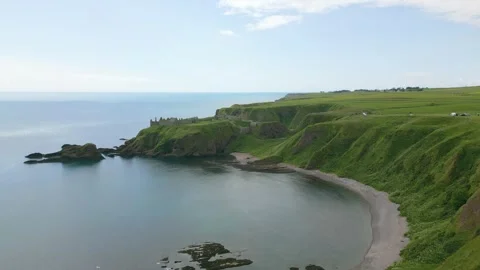 Dunnottar Castle in Stonehaven Stock Footage 246380804