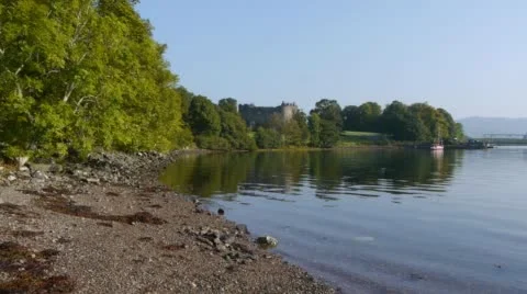 Dunstaffnage Castle Stock Footage 56697848