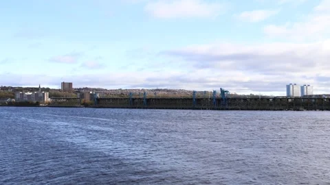 Dunston Staiths view from Newcastle Video stock 292921067
