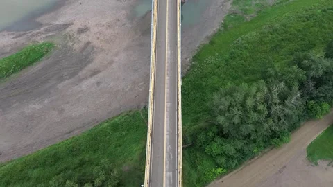 Dunvegan Bridge - Fly Over Stock-Footage 247592868