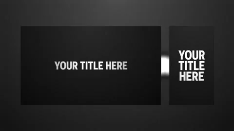 Duo Resolution Airport Style Letter Title Intro Stock After Effects