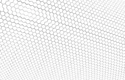Duo tone hexagon 3D background texture. 3d rendering illustration. Futuristic Stock Illustration