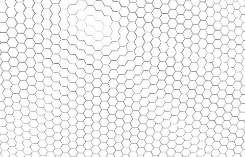 Duo tone hexagon 3D background texture. 3d rendering illustration. Futuristic Stock Illustration