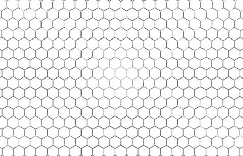 Duo tone hexagon 3D background texture. 3d rendering illustration. Futuristic Stock Illustration