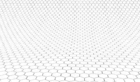 Duo tone hexagon 3D background texture. 3d rendering illustration. Futuristic Illustrazione stock