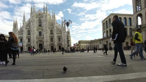 Duomo of Milan timelapse Stock Footage 70566996