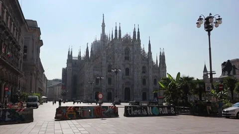 Duomo Milano Video stock 136154639