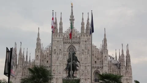 Duomo of Milano Stock Footage 136578769
