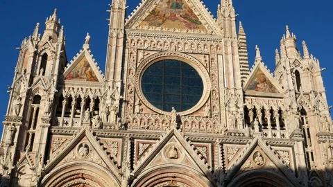 Duomo of Siena Stock Footage 73101013