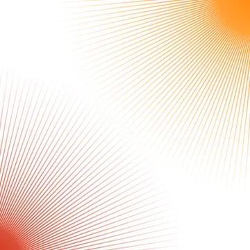 Duotone abstract geometric backdrop with radial thin lines spreading from cor Stock Illustration