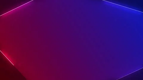 Duotone geometric tech backdrop magenta and cobalt glow, thin polygon outlines, Stock Footage 340479331