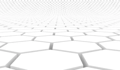 Duotone hexagon 3D background texture. 3d rendering illustration. Futuristic  Stock Illustration
