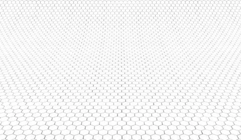 Duotone hexagon 3D background texture. 3d rendering illustration. Futuristic  Illustrazione stock