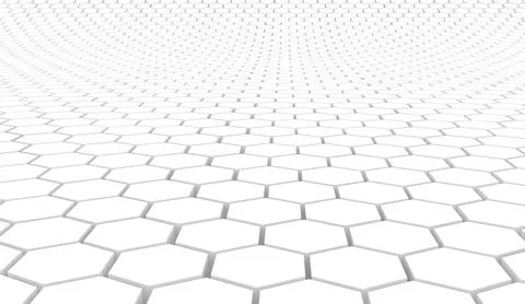 Duotone hexagon 3D background texture. 3d rendering illustration. Futuristic  Stock Illustration