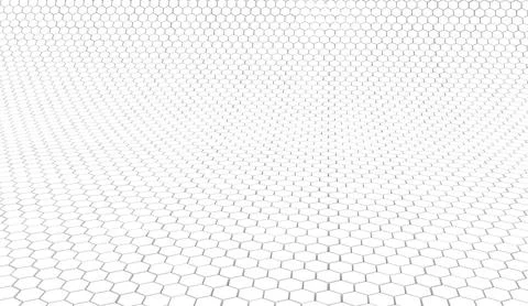Duotone hexagon 3D background texture. 3d rendering illustration. Futuristic  Stock Illustration