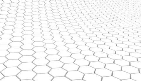 Duotone hexagon 3D background texture. 3d rendering illustration. Futuristic  Stock Illustration