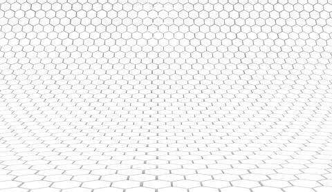 Duotone hexagon 3D background texture. 3d rendering illustration. Futuristic  Stock Illustration