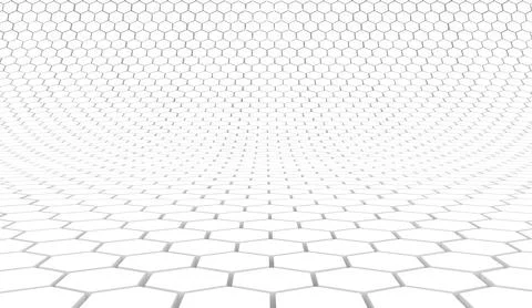 Duotone hexagon 3D background texture. 3d rendering illustration. Futuristic  Stock Illustration