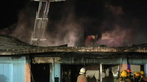 Duplex Fire 5 Stock Footage 688196