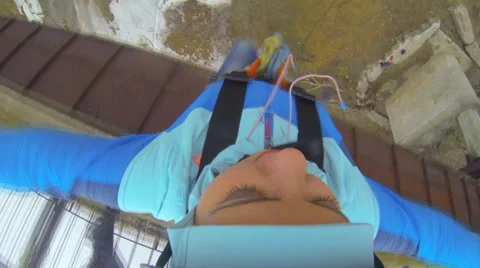 Duplicate bridge leap Stock Footage 36552038