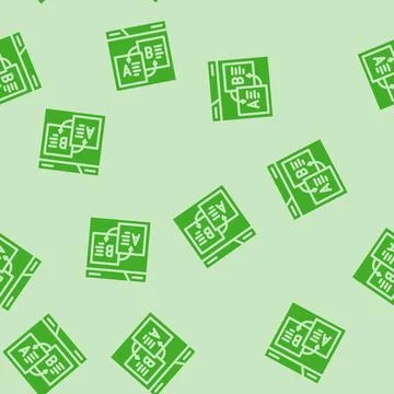 Duplicate content seo glyph vector seamless pattern Stock Illustration