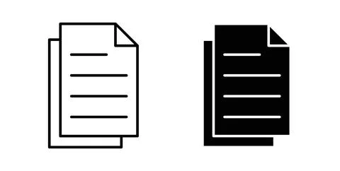Duplicate icon symbol. Flat Vector illustration Stock Illustration