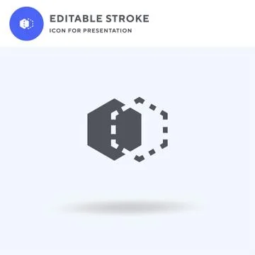 Duplicate icon vector, filled flat sign, solid pictogram isolated on white, logo Stockillustratie