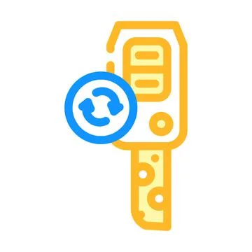 Duplicate key color icon vector illustration Stock Illustration