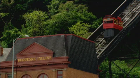 DuquesneInclineTrolley Stock Footage 492623