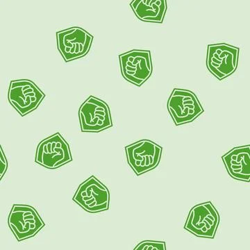 Durability strong label product caution glyph seamless pattern Stock Illustration