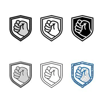Durability strong label product caution multipack color icon vector Stock Illustration