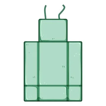 Durable changing pad cartoon vector illustration Illustrazione stock