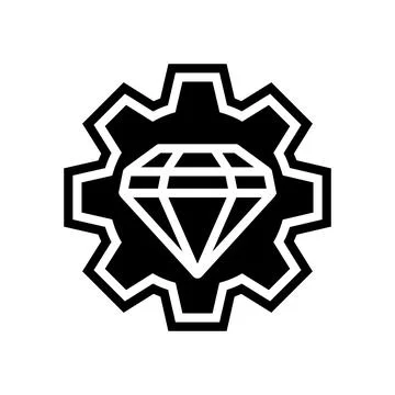 Durable construction glyph icon vector illustration Stock Illustration
