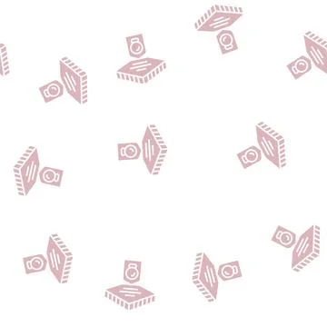 Durable fabrics properties glyph seamless pattern Illustrazione stock