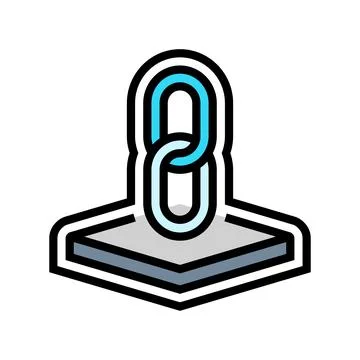 Durable material color icon vector illustration Stock Illustration