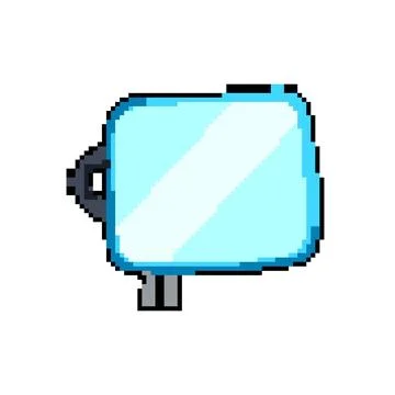Durable packing cube pixel art vector illustration Stock Illustration