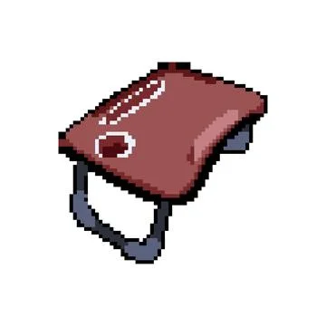Durable portable lap desk pixel art vector illustration Ilustração Stock