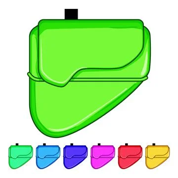 Durable silicone snack bag cartoon vector graphic Stock Illustration