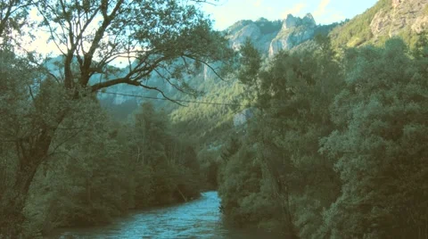 The Durance River Stock Footage 44128104