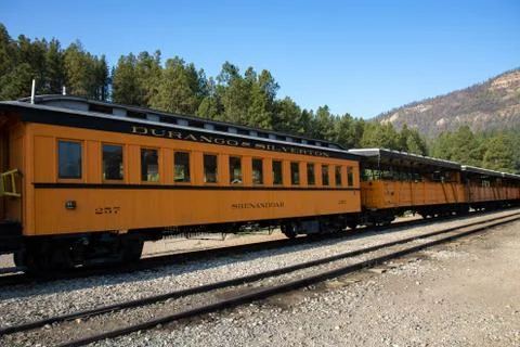 The Durango and Silverton train Foto stock