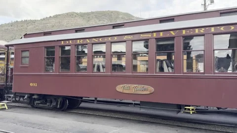 Durango, CO - September 16, 2025: Durango &amp; Silverton Train Stock Footage 318675219