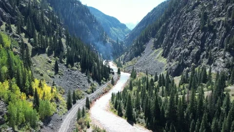 Durango Silverton Scenic Railroad Stock Footage 293339799