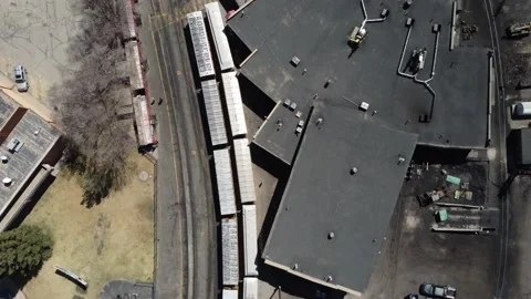 Durango Train Station 2 Video stock 183000992