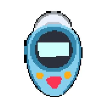 Duration shower timer pixel art vector illustration Stock Illustration