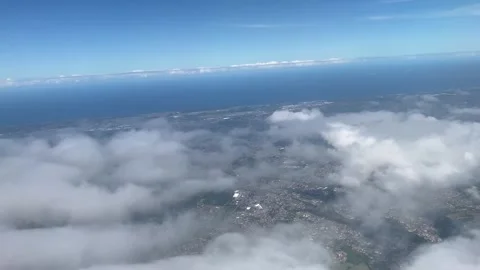 Durban from the air Stock Footage 270156028